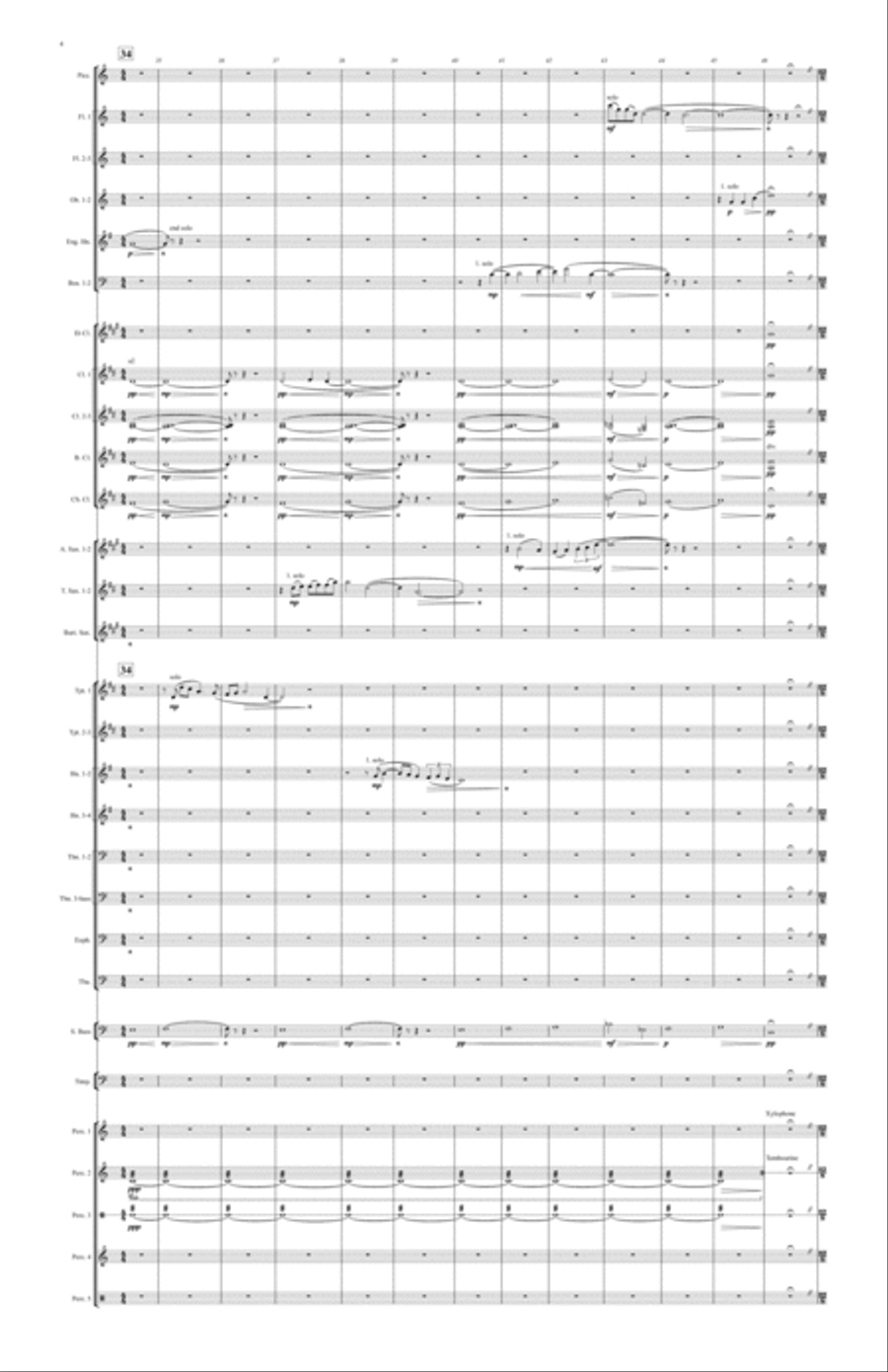 Profound Greatness Concert Band scores gallery preview page 4