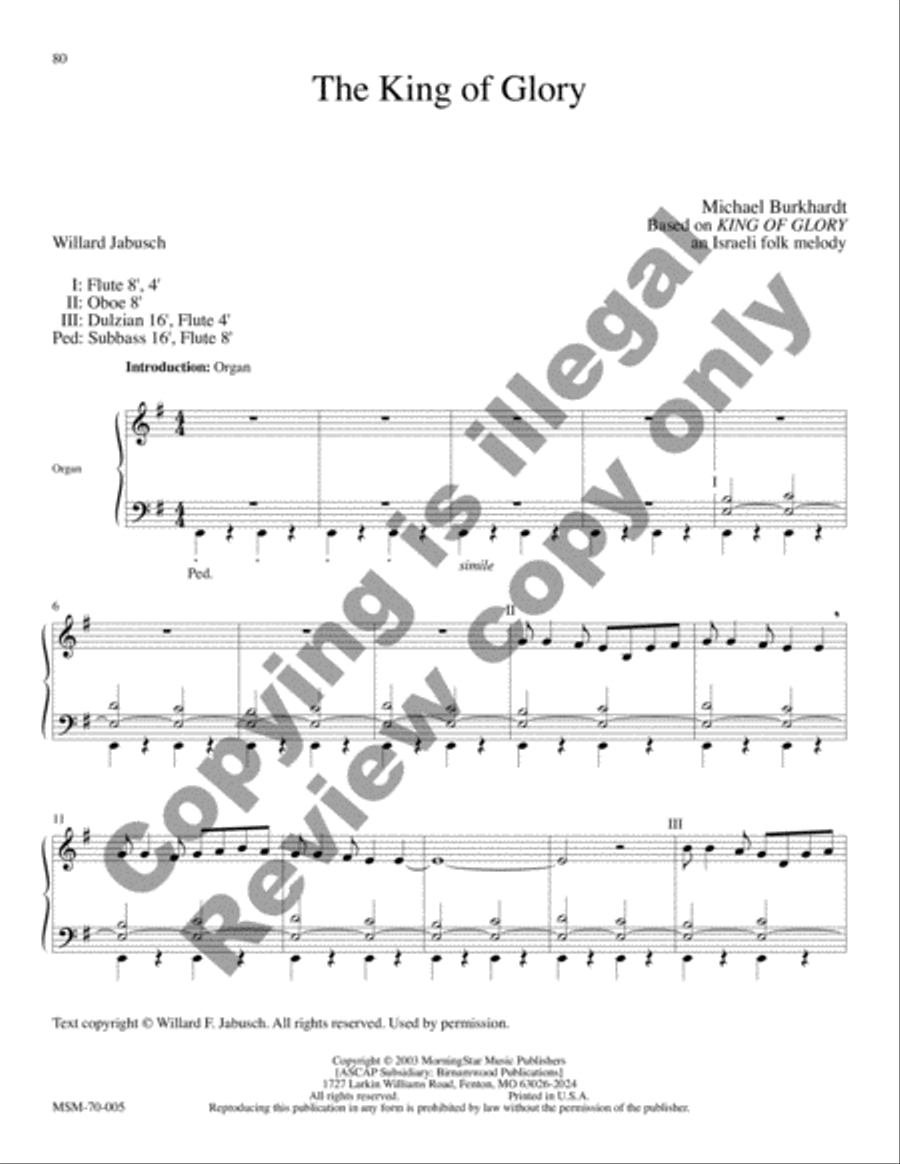Savior of the Nations, Come (Full Score) Choir scores gallery preview page 34