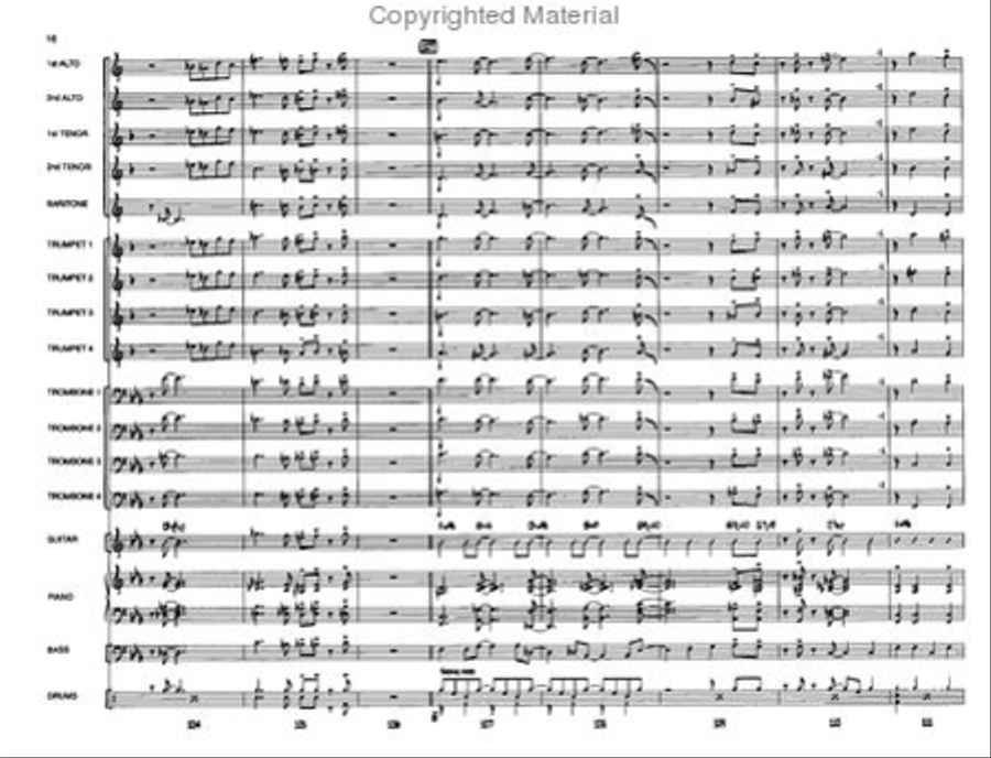 Eenie, Meenie, Minor Mode Jazz Ensemble scores gallery preview page 15