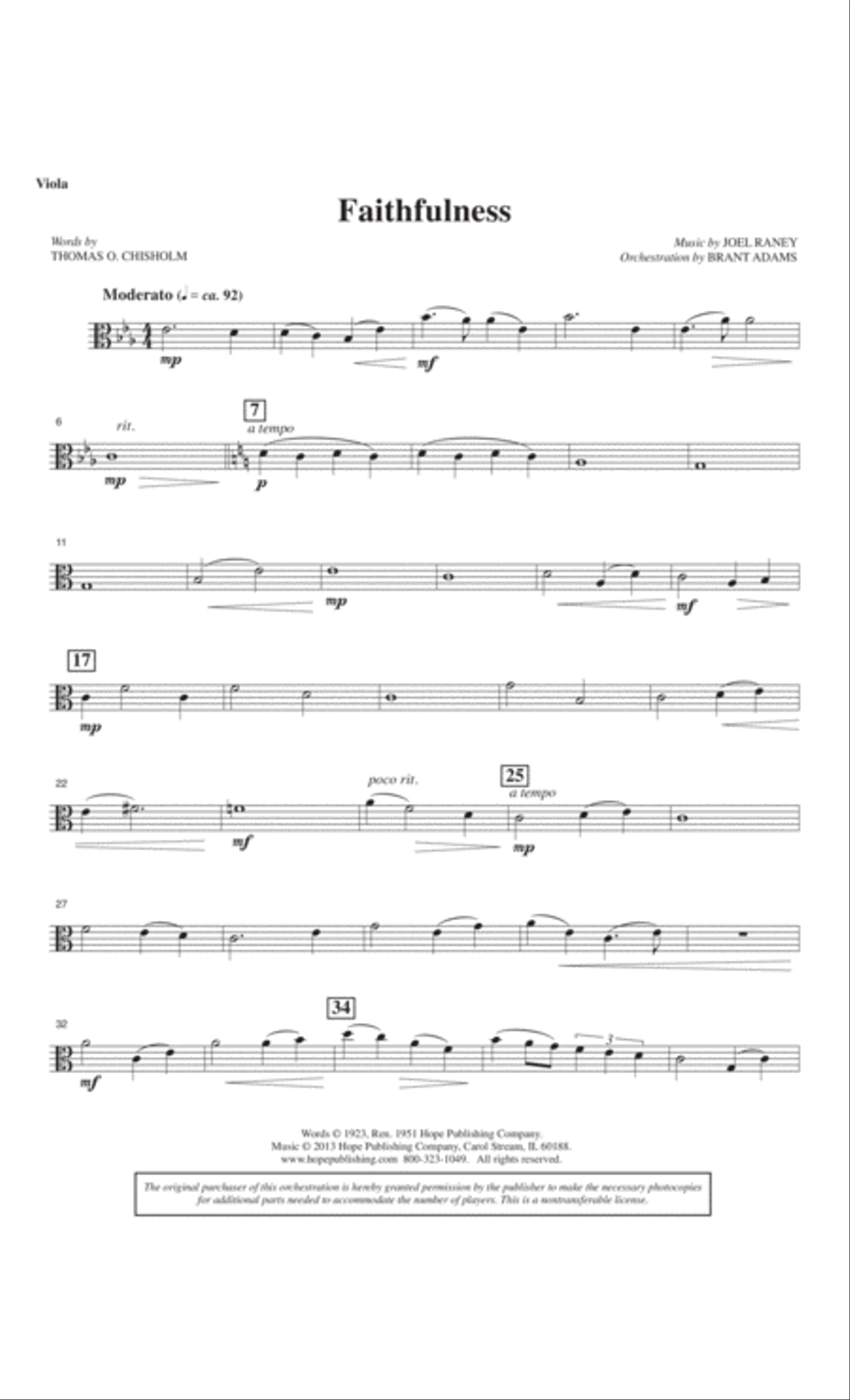 Faithfulness 4-Part scores gallery preview page 60