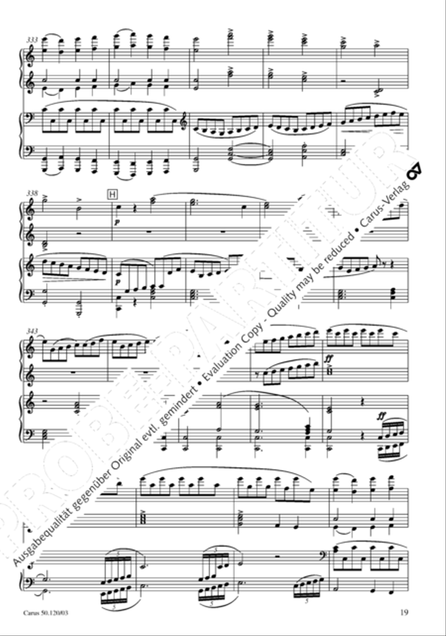 Christoforus + Das Tochterlein des Jairus (Gesamtausgabe, Bd. 9) 4-Part scores gallery preview page 20