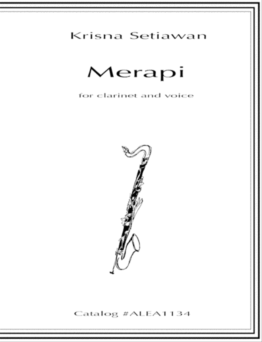 Merapi Soprano Voice scores gallery preview page 1