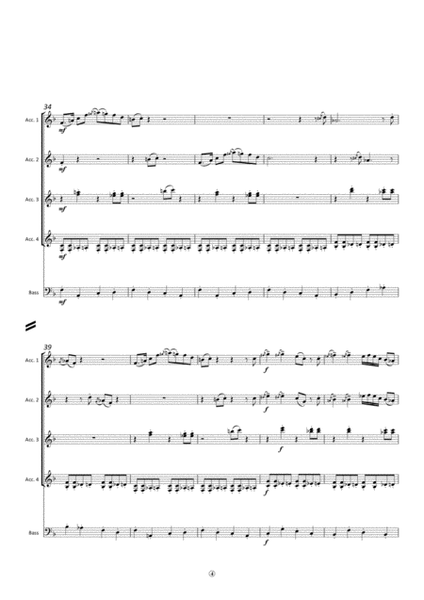 BABY ELEPHANT WALK (Film) | Accordion orchestra (Score and Parts) image number null
