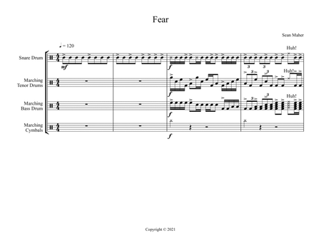 Fear (Drumline Cadence) - Score Only image number null
