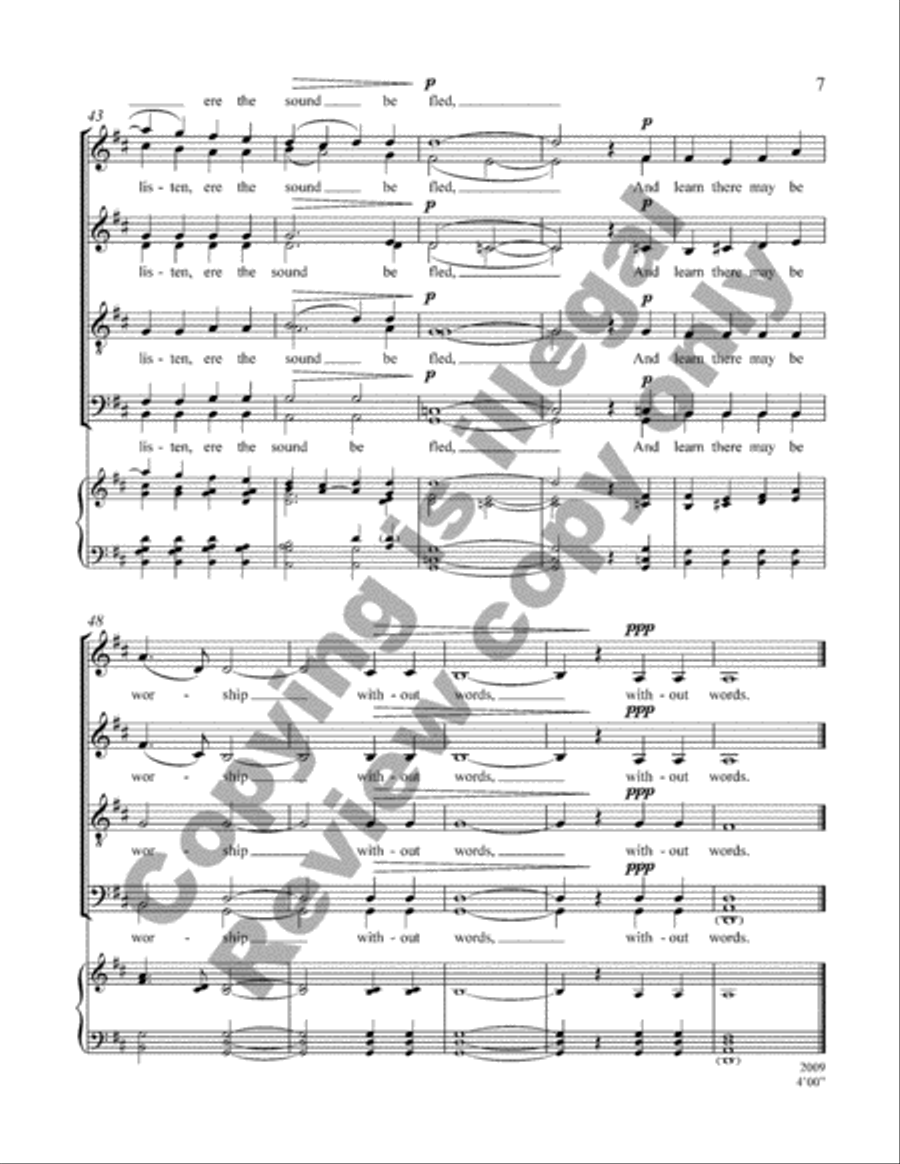 My Cathedral Divisi scores gallery preview page 13