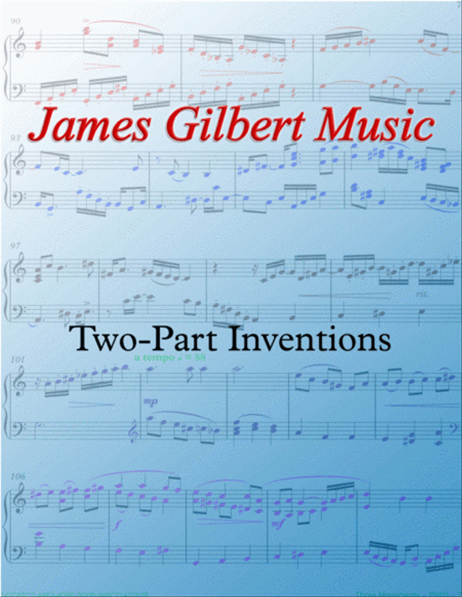 Two-Part Inventions (Complete) Piano Method scores gallery preview page 1
