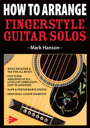 Book cover for How to Arrange Fingerstyle Guitar Solos