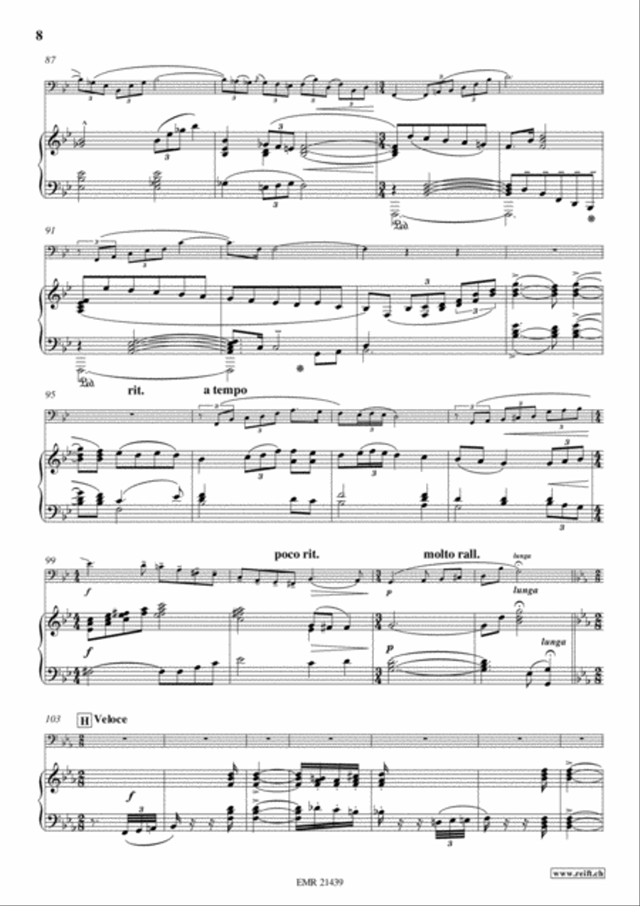 Concerto No. 7 Bass Trombone scores gallery preview page 8