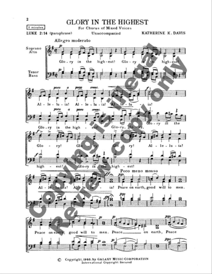 <br>Sheet music extract
