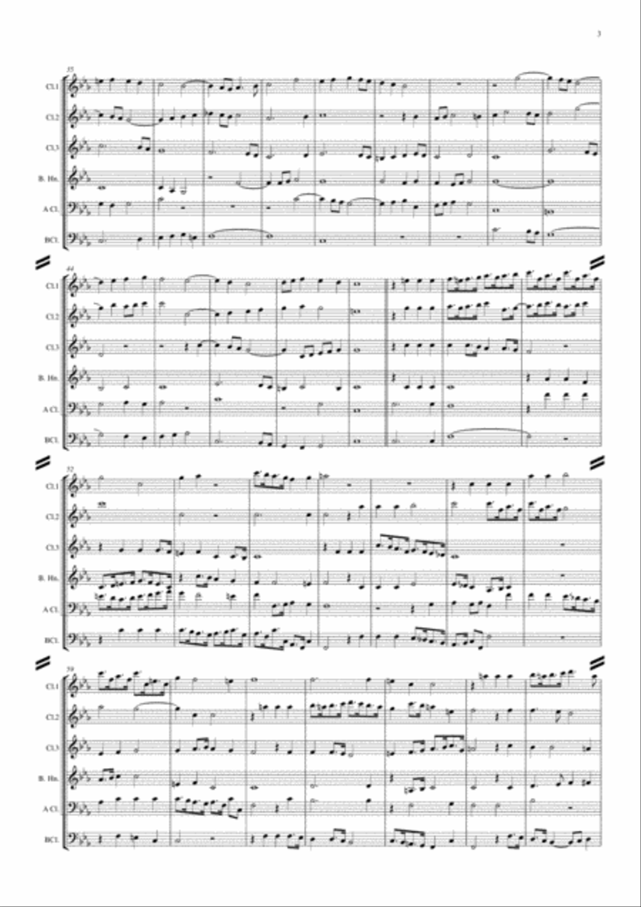 Jenkins - Fantazia No. 5 Small Ensemble scores gallery preview page 3