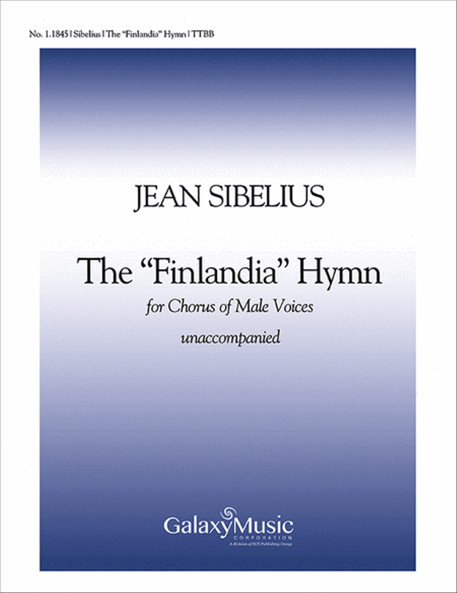 Finlandia Hymn TTBB scores gallery preview page 1