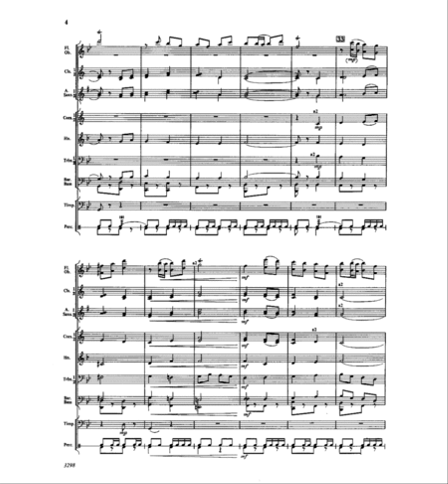 Command March Concert Band scores gallery preview page 4