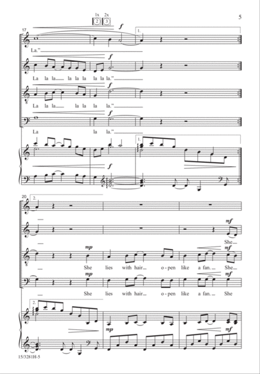 She Sings... 4-Part scores gallery preview page 5