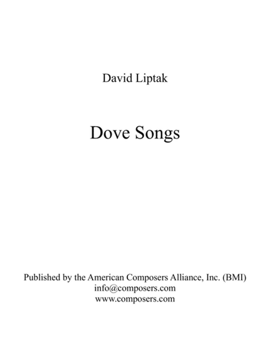 [Liptak] Dove Songs