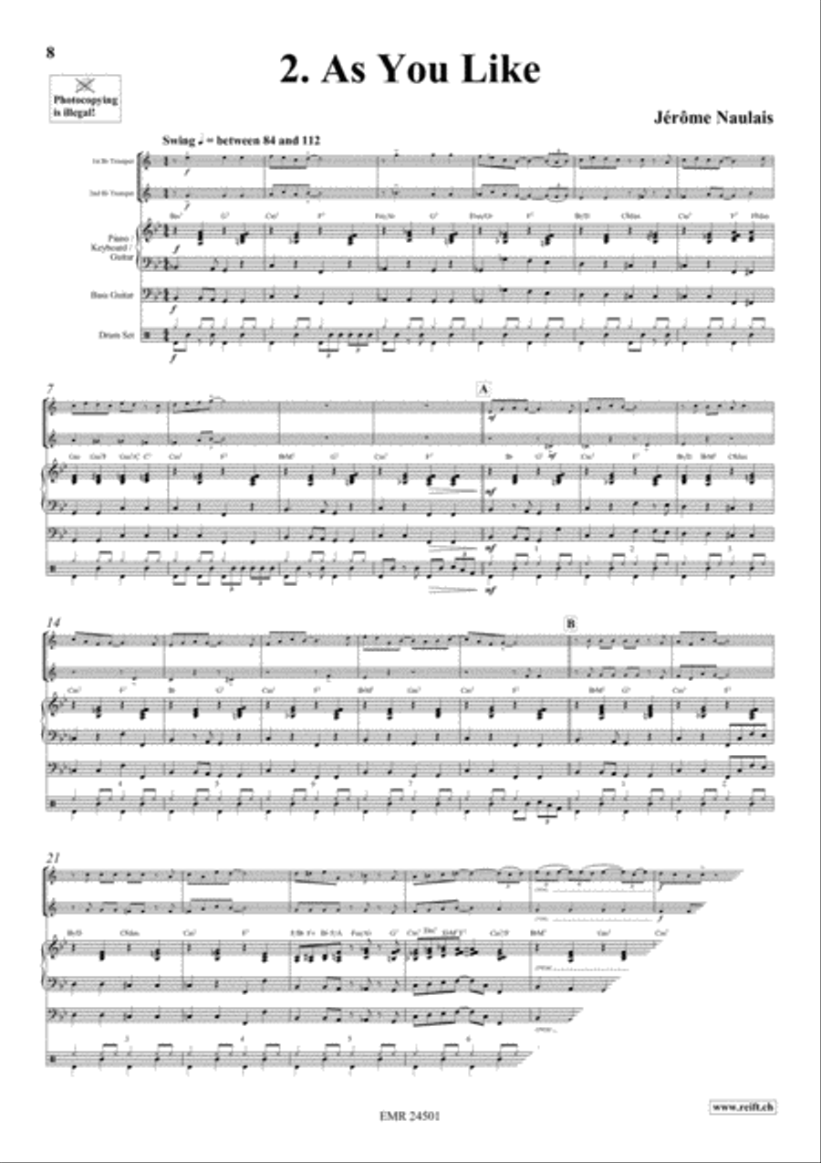Play With Your Band Volume 1 Trumpet scores gallery preview page 4