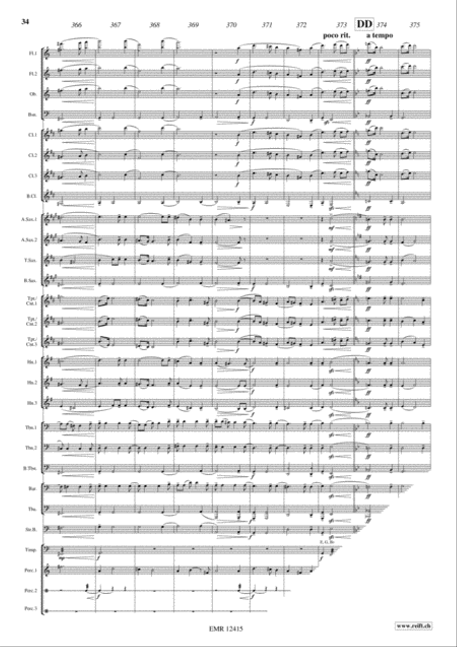 Shrek Concert Band scores gallery preview page 14