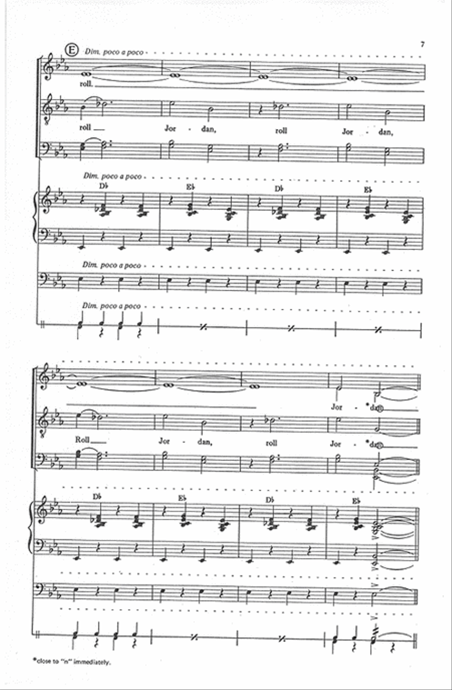 Roll Jordan, Roll 4-Part scores gallery preview page 6