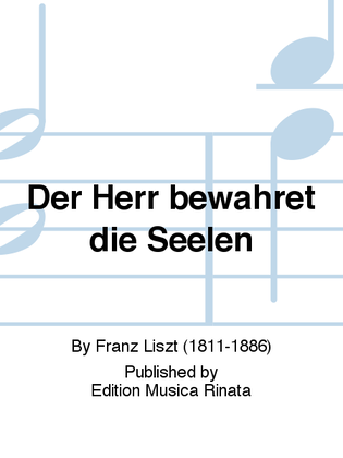 Book cover for Der Herr bewahret die Seelen