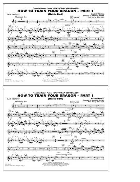 How To Train Your Dragon Part 1 - 2nd Bb Trumpet