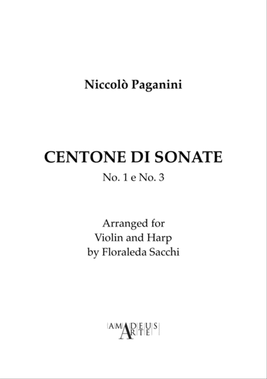 Centone di Sonate No. 1 & 3 String Duet scores gallery preview page 1