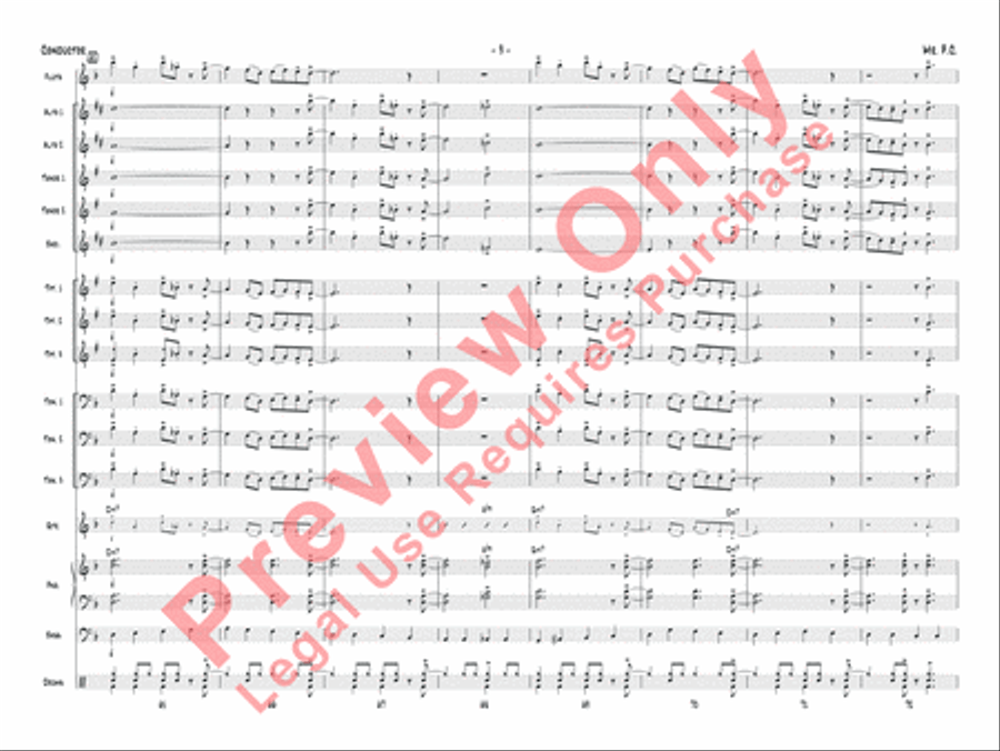 Mr. P.C. Jazz Ensemble scores gallery preview page 12