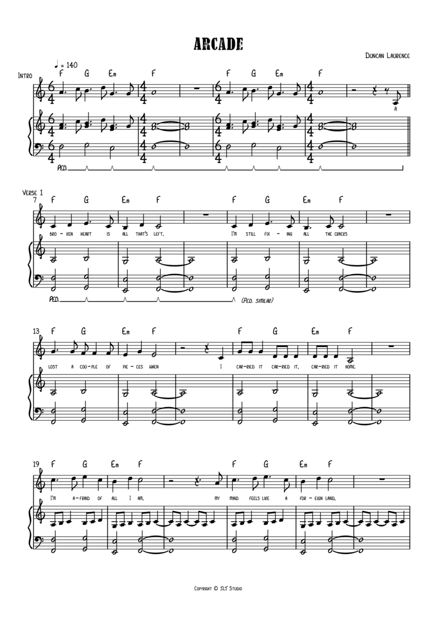 Arcade Voice scores gallery preview page 1