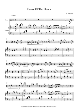 Dance Of The Hours - Amilcare Ponchielli (Viola + Piano)
