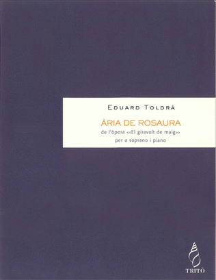Book cover for Ària de Rosaura (El giravolt de maig)