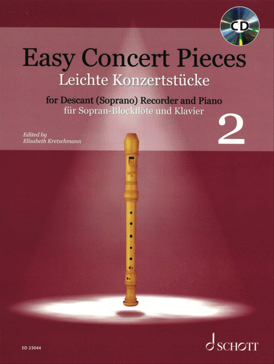 Easy Concert Pieces Book 2: 24 Pieces from 5 Centuries Recorder scores gallery preview page 1