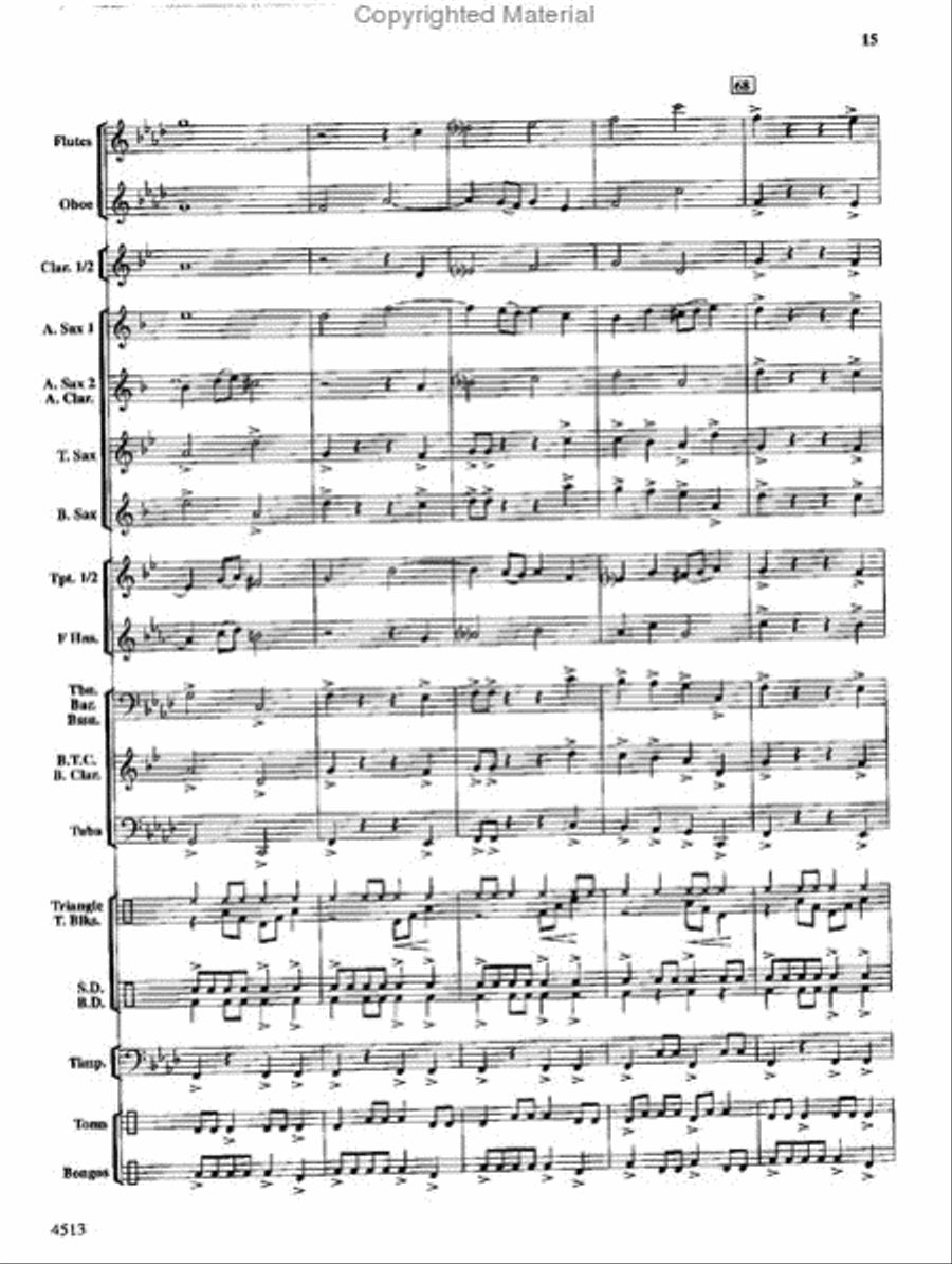 The Invincible Warrior Concert Band scores gallery preview page 14