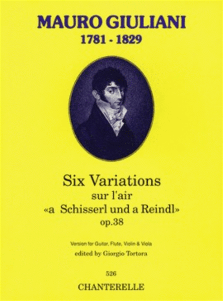 6 Variations Op. 38 Flute scores gallery preview page 1