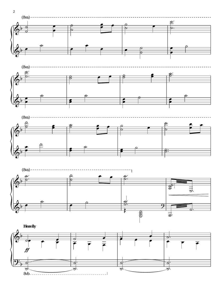 At Wit's End (from Pirates Of The Caribbean: At World's End) Piano Solo scores gallery preview page 2