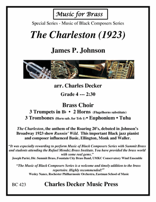 Book cover for The Charleston (1923) for Brass Choir