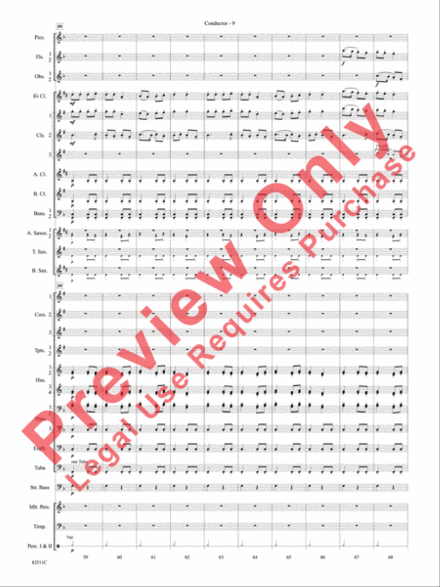 A Christmas Festival Concert Band scores gallery preview page 12
