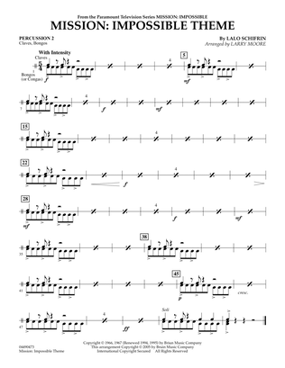 Mission: Impossible Theme - Percussion 2