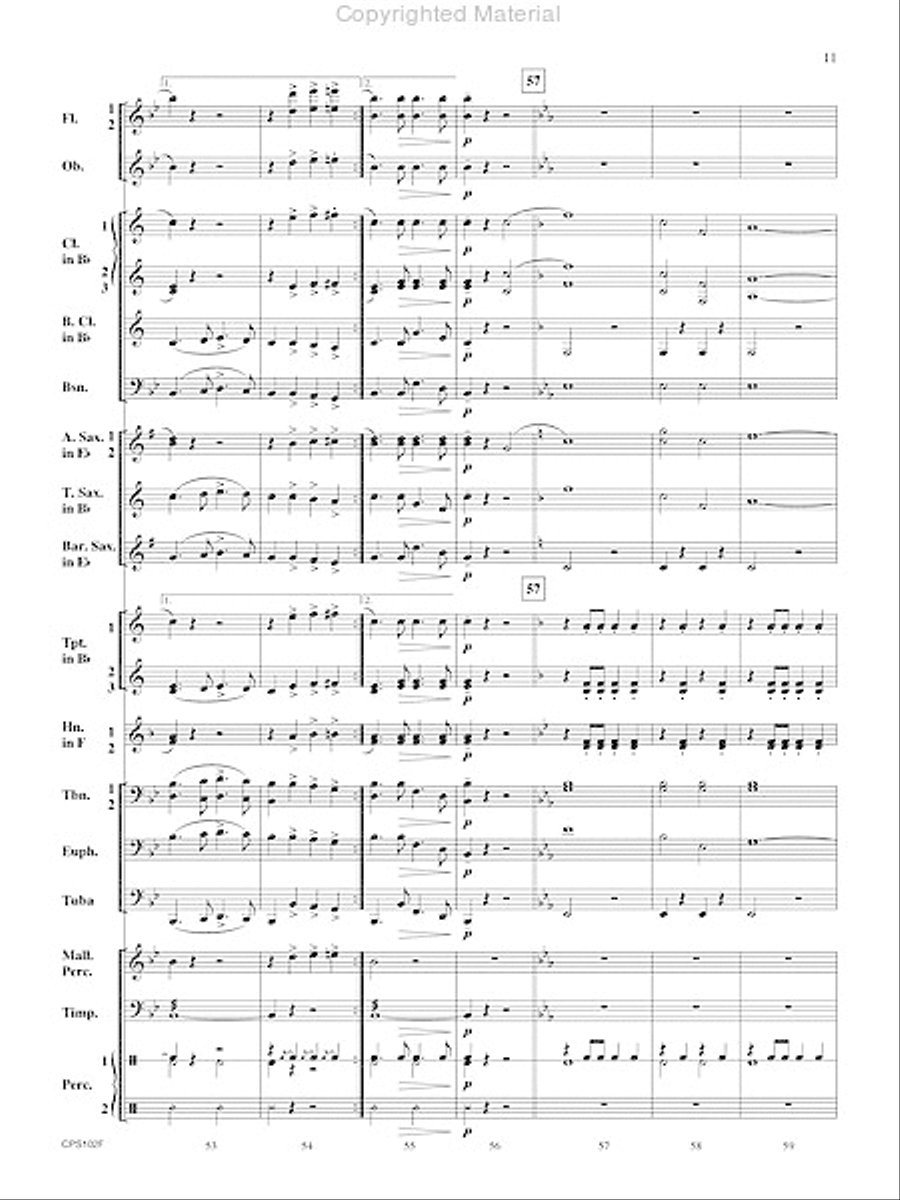 Rifle Regiment Rifle Regiment Concert Band scores gallery preview page 12