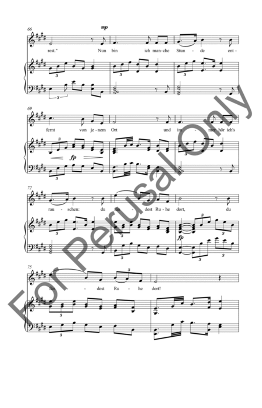 Der Lindenbaum Unison Choir scores gallery preview page 8