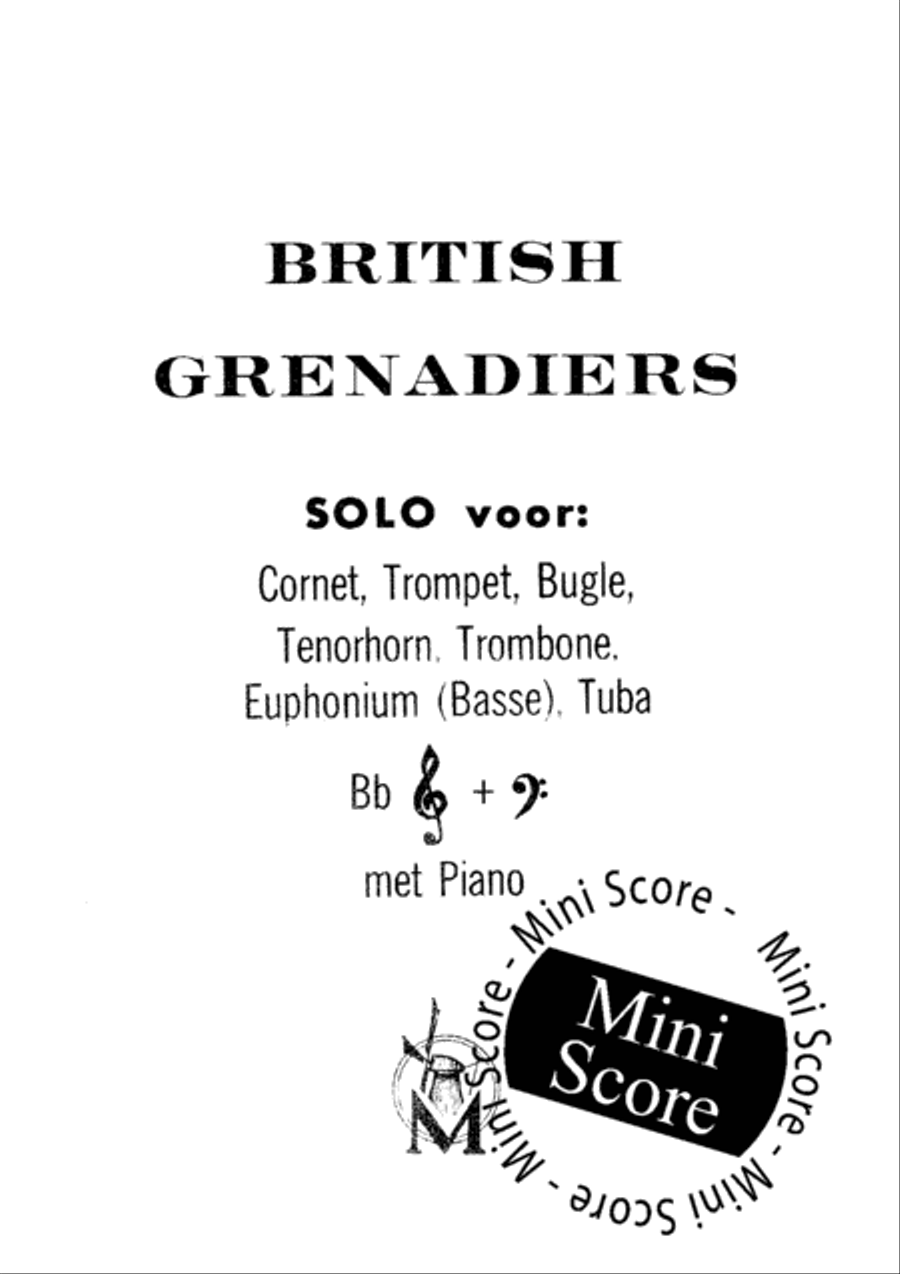 British Grenadiers Trumpet scores gallery preview page 3