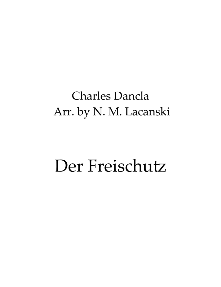 Der Freischutz Der Freischutz Viola scores gallery preview page 1