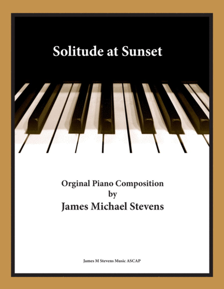 Solitude at Sunset - Reflective Piano image number null