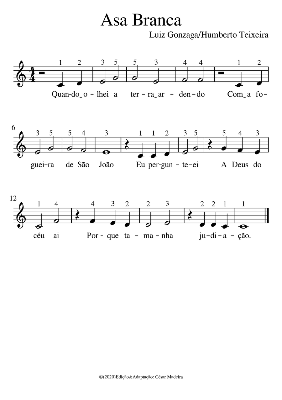 The Thirty Greatest Hits of Brazilian Folk Song (For Piano Easy or Voice) Piano, Vocal scores gallery preview page 5