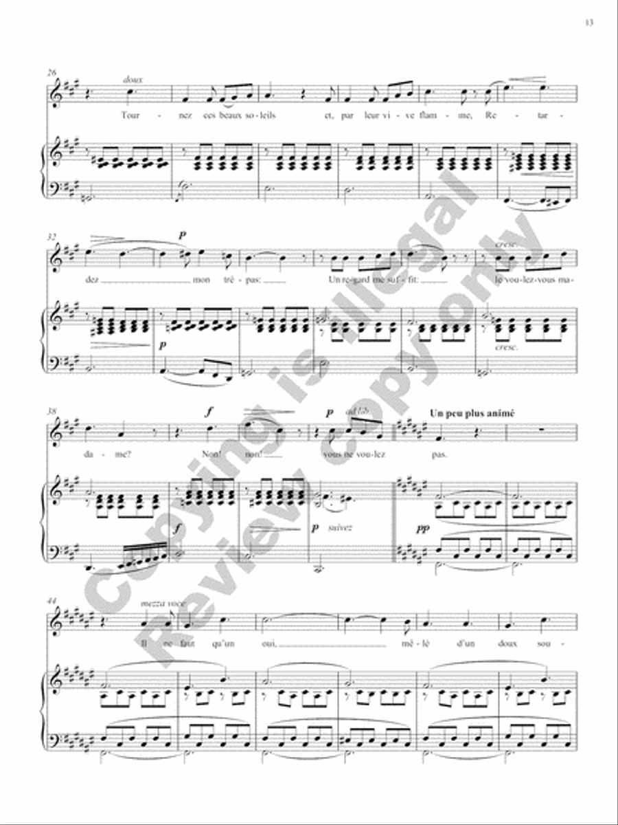 Songs of Gouvy, Volume 2: 18 Sonnets et chansons de Desportes; 18 Poésies de Moritz Hartmann Voice Solo scores gallery preview page 38