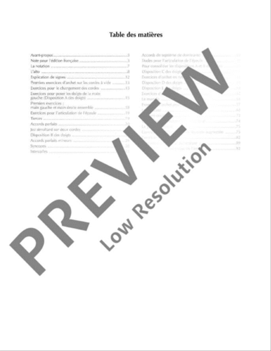 Méthode d'Alto Viola scores gallery preview page 6