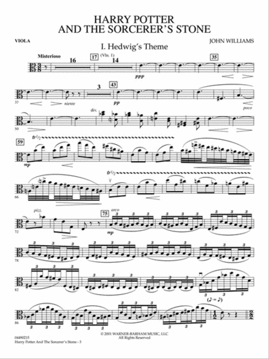 Harry Potter and the Sorcerer's Stone Full Orchestra scores gallery preview page 12