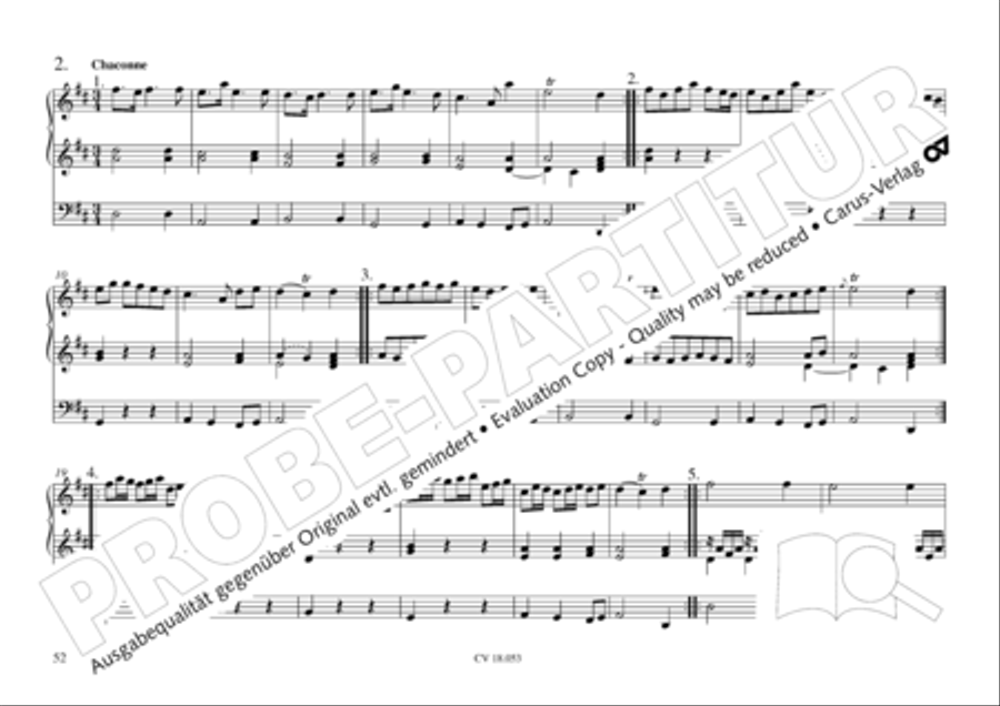 Das Husumer Orgelbuch von 1758 Organ Solo scores gallery preview page 53