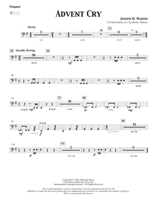 Advent Cry (from The Winter Rose) - Timpani