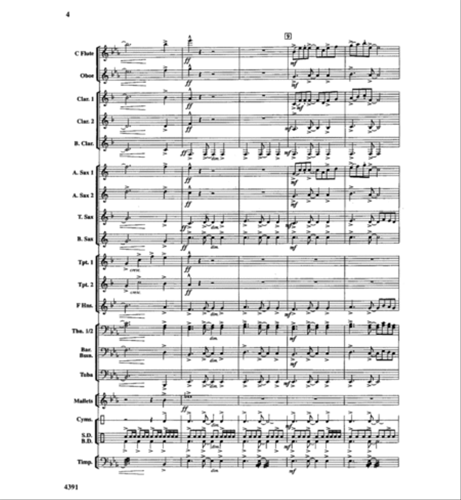 <br>Sheet music extract