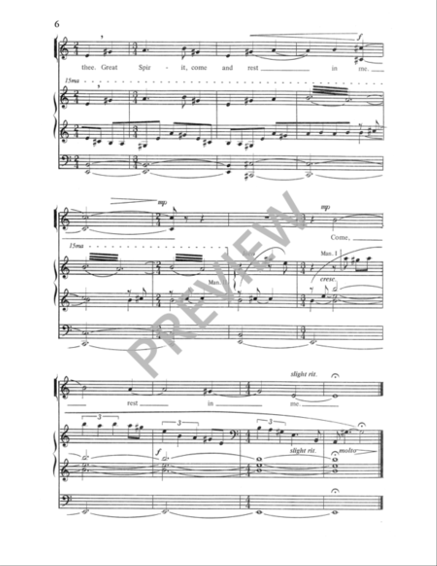The Lone, Wild Bird Unison Choir scores gallery preview page 7
