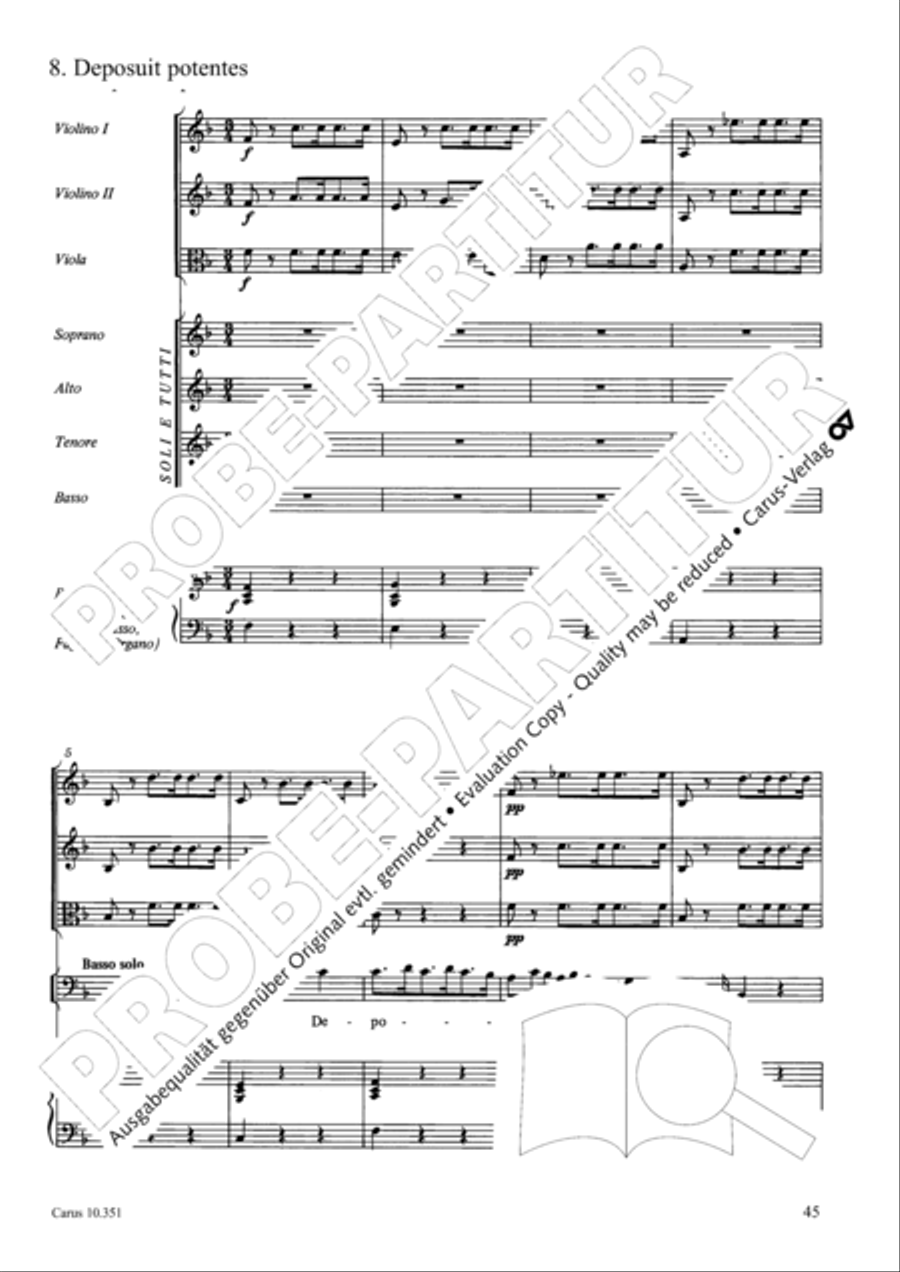 Magnificat Magnificat 4-Part scores gallery preview page 46