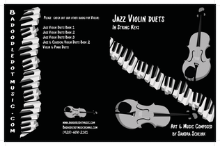 Jazz Violin Duets Book 1 in String Keys